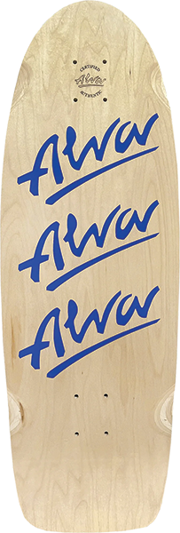 ALVA 1980 TRI LOGO PIG DECK-10X30 NAT/COBALT